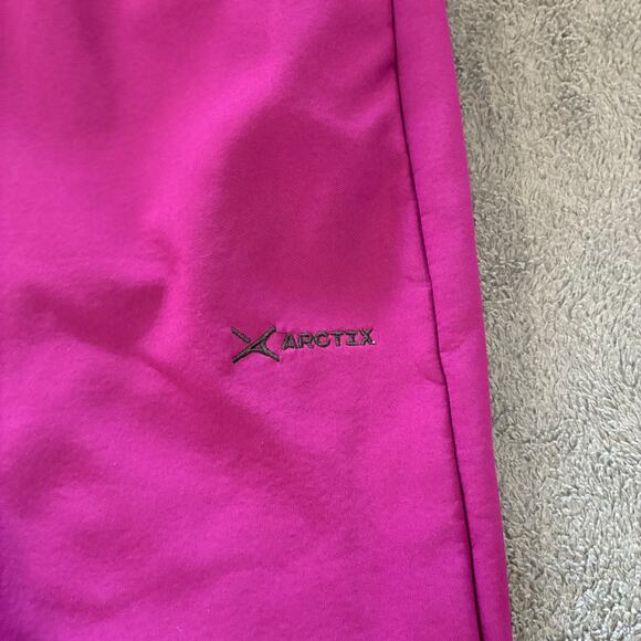 Arctix Sarah Pink Winter Snow Warm Fleece Lined Softshell Pants Women’s Size XL - Picture 3 of 9